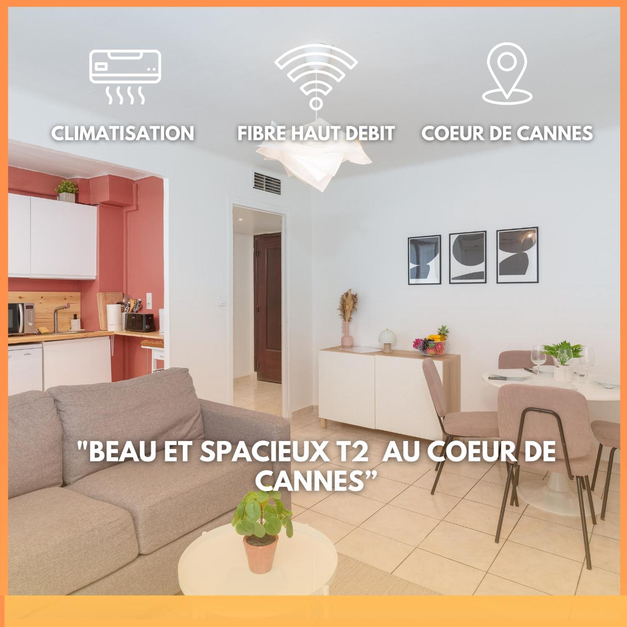 Le Gabin By Apirent #Centre-Ville #Climatisation #Wifi Cannes Bagian luar foto